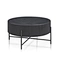 Black round coffee table